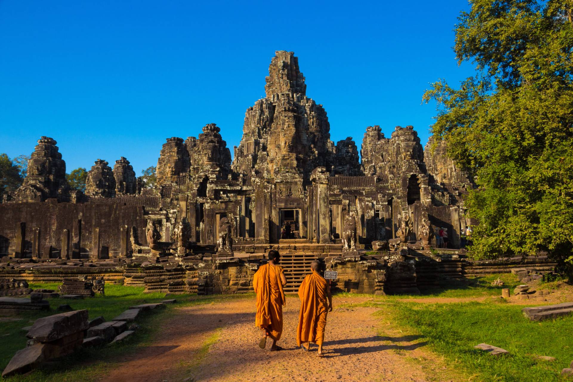 Cambodia Siem Reap Angkor Monks